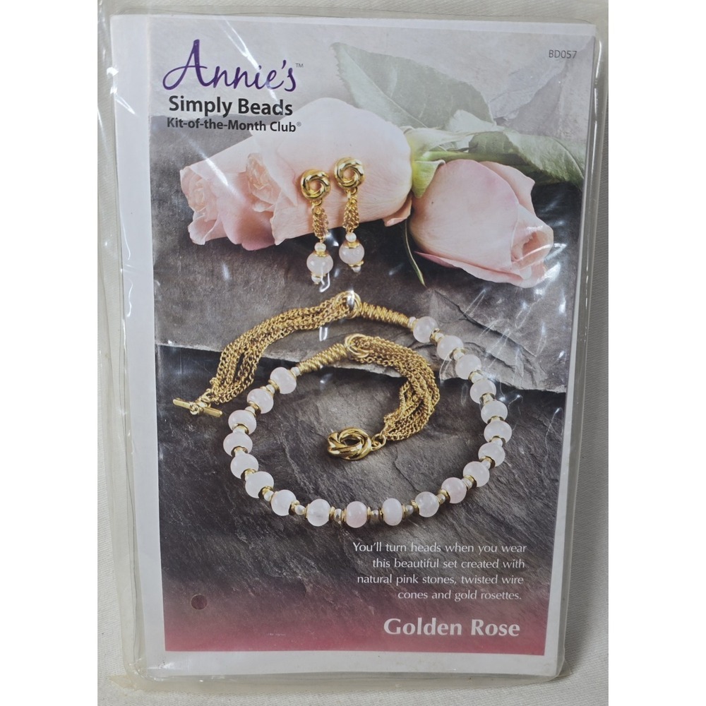 Annie's Simply Beads‎ Kit Of The Month "Golden Rose" BD 057